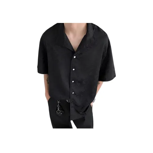 PISYPOX Черный Унисекс Рубашки