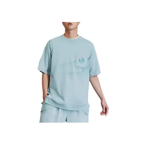 Подкладка x CHENGLONG LIANMINGKUAN T Рубашка Унисекс Рыбка Eye Зеленый