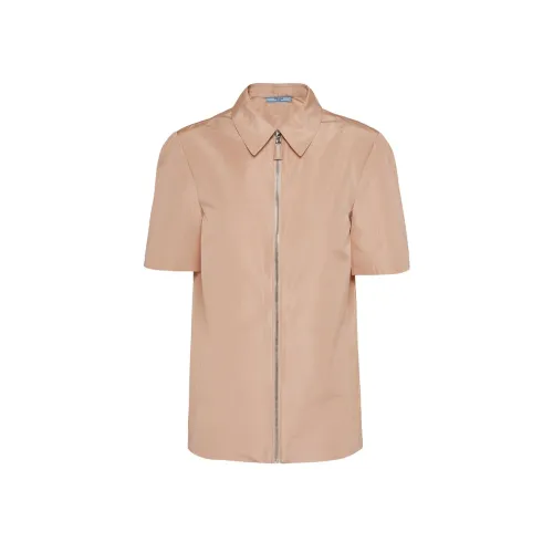 PRADA SS24 Рубашка Женская Нюдово-розовая