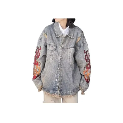 MGXEK Denim Jacket Unisex Vintage MGXEK Деним Куртка Унисекс Винтаж