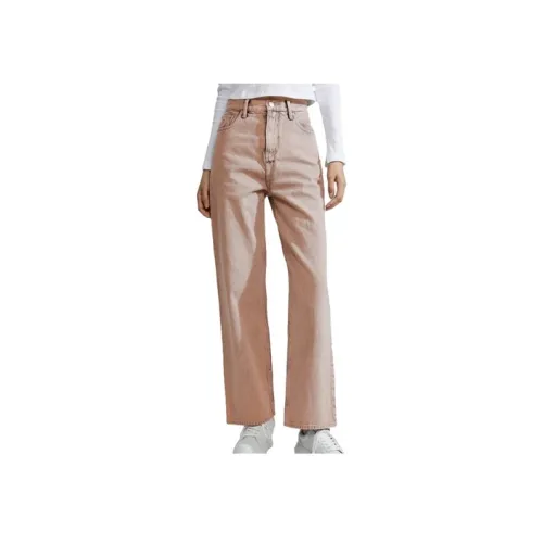Calvin Klein Теплый песочный желтый женские джинсы