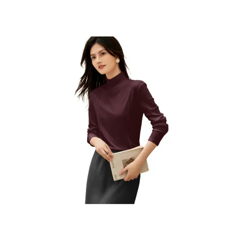 XWI Бургунди Женские T-рубашки