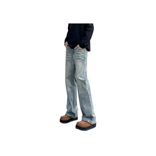 DAFK Light Blue Men's Jeans DAFK Светло-голубые мужские джинсы
