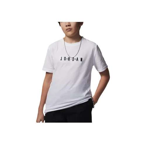 Jordan AirWordmark Collection T-Shirt SS25 White Teenagers