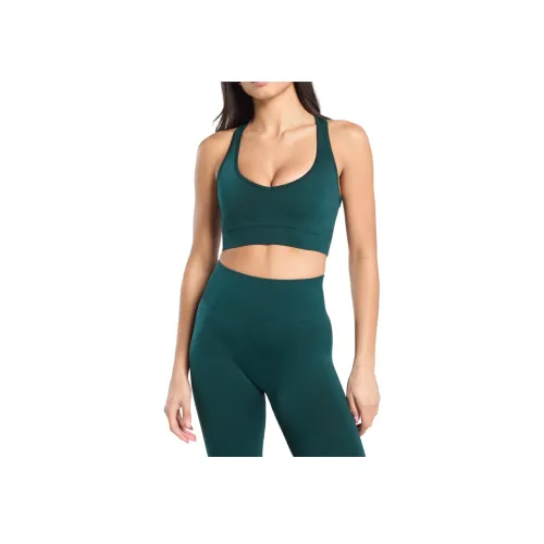 GYMSHARK Бирюзовый Женские Спортивные Майки Без Рукавов