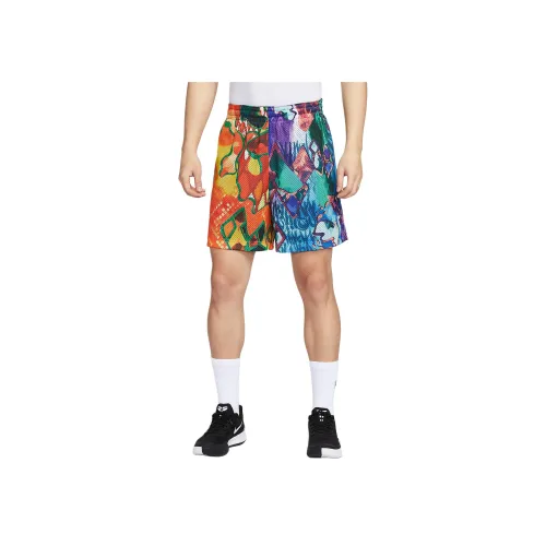 Nike Dri Fit Kobe Двусторонние Баскетбольные Шорты Мужские Черный Неоново-Желтый