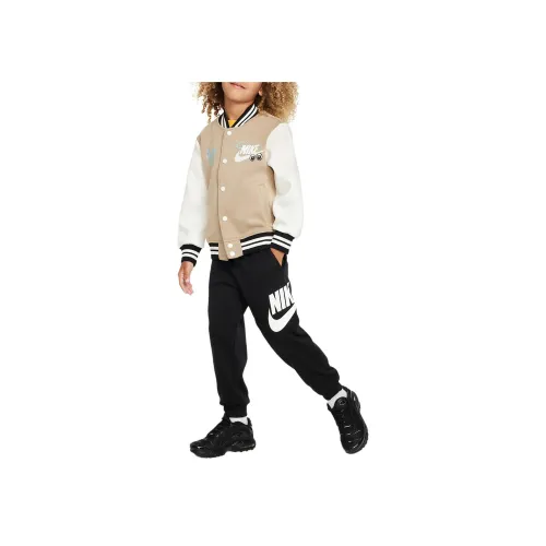 NIKE Черные Kids Вязаные Тренировочные Брюки