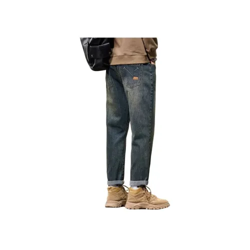 CIZA Ancient Бирюзовые Унисекс Джинсы