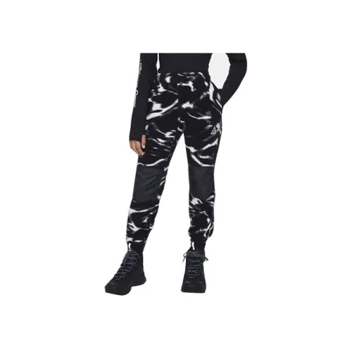 Детские Nike Вязаные Тренировочные Штаны Черный Белый