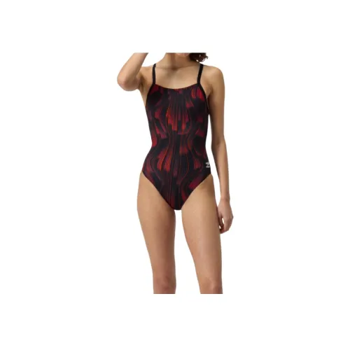 Speedo Космос Хвост платья one Спина Блок The BURN UPF50+ ENDURANCE+ Ван-Пис Купальник Женские