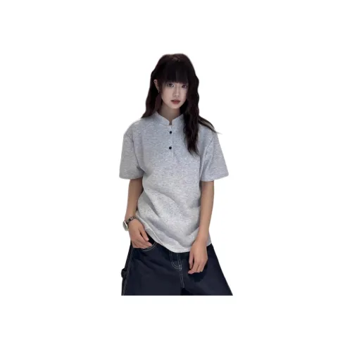 MUCCHIC Мягкий Серый Женские Футболки