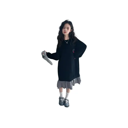 SAINT WATERS Черные Платья для школьниц