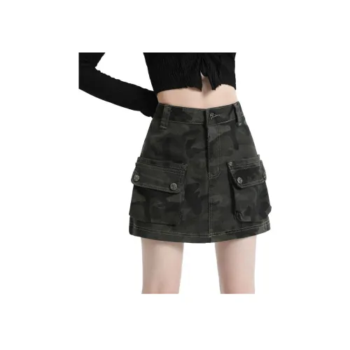 YINLEI Карго Юбки Короткие Женские