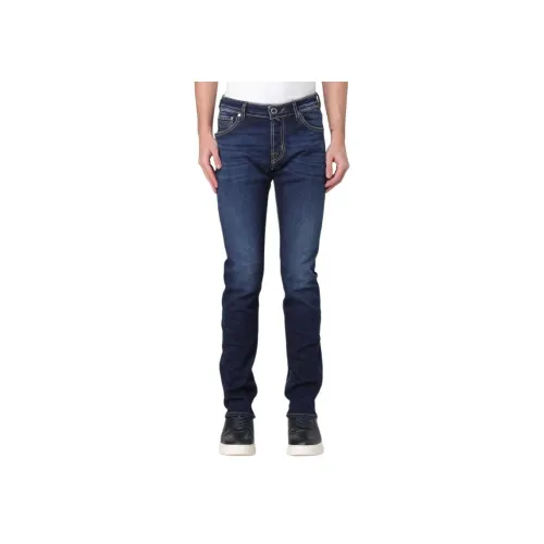 JACOB COHEN Blue Men's Jeans JACOB COHEN Синий Мужской Джинсы