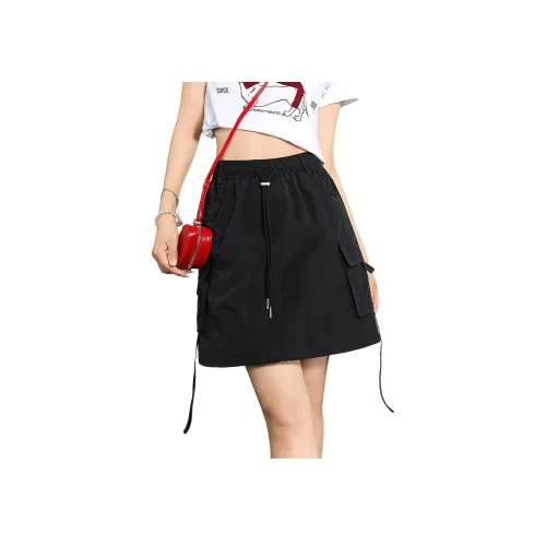 FAWENXIANGZI Карго-короткие юбки Женские