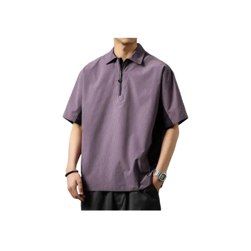 PVPVPV Фиолетовое Унисекс Поло