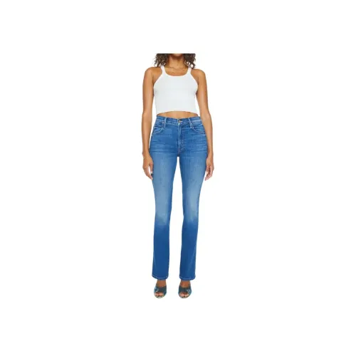 MOTHER Medium Blue Women's Jeans MOTHER Средне-голубые женские джинсы