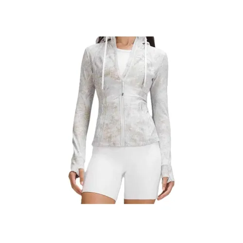 lululemon Define Куртка Женская Прозрачная Цветочная Легкая Многоцветная