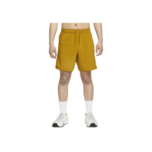 Nike Dri Fit Unlimited Повседневные шорты Мужские Желтые