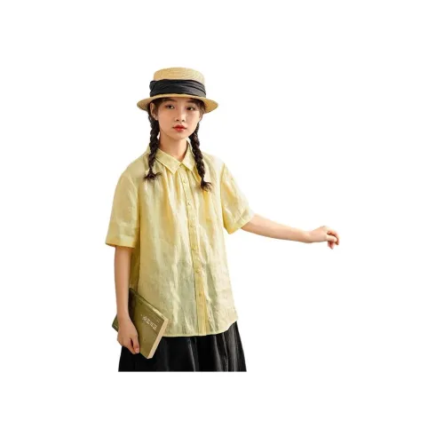RDRE Желтые Женские Рубашки