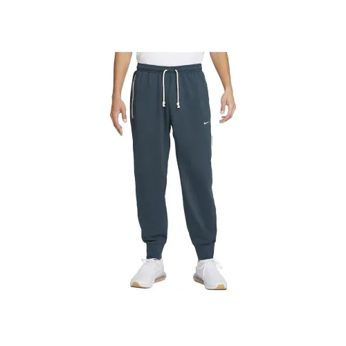 Nike Dri Fit Стандарт Issue Вязаные Тренировочные Штаны Мужские Темный Джунгли Зеленый