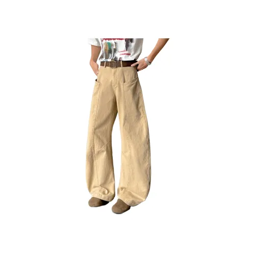 YINLEI Хаки Унисекс Джинсы