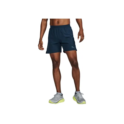 Saucony Outpace 5 Повседневные шорты Мужские Синие