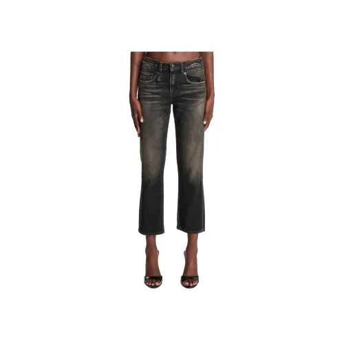 R13 Черные Женские Джинсы