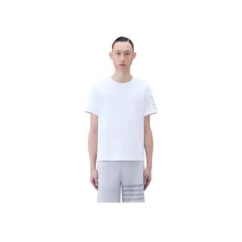 THOM BROWNE Белая Мужская T-рубашка