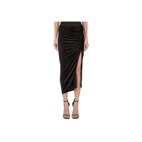 RICK OWENS Черные Женские Вязаные Длинные Юбки
