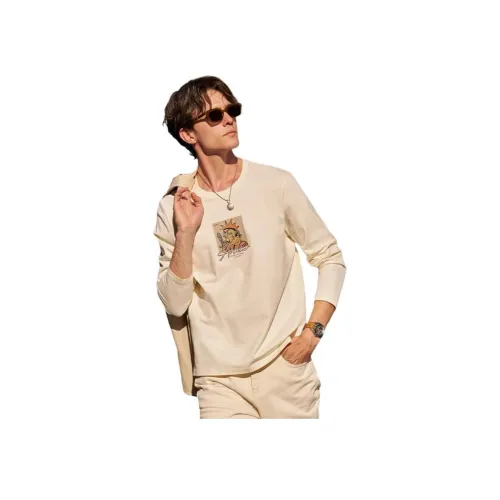 Mr.Bu Айвори Мужская T-Рубашка