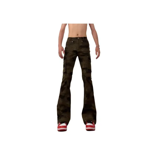 UOOHE Камуфляж Унисекс Джинсы