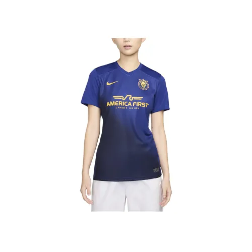 nike T-Shirt Женская Темно-Королевский Синий