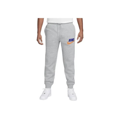 nike Флис Joggers Вязаные Тренировочные Брюки Мужские Светлый Дымчатый Серый