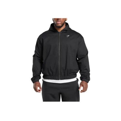 GYMSHARK Черные Мужские Куртки