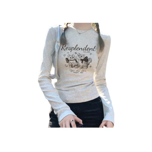 Puppytown T-рубашка Женская Фотиния Серый