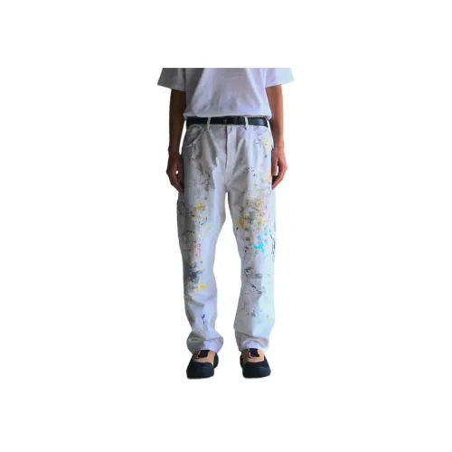 Dickies ANACHRONORM Коллаборация Белый Унисекс Джинсы
