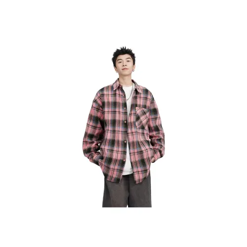 PISYPOX Розовый Унисекс Рубашки