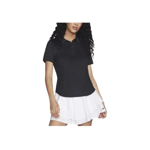 Skechers GO DRI SWIFT Поло Женские Черный