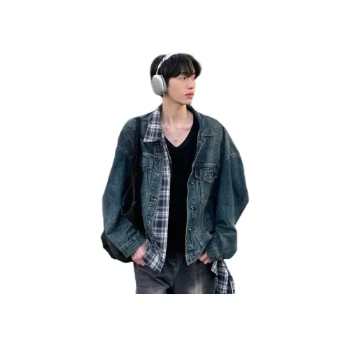 CHEER ZONE Синий Унисекс Джинсовые куртки