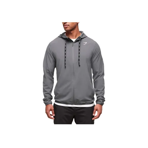 GYMSHARK Серый Мужские Куртки