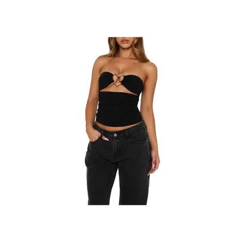 WHITE FOX Сердце Skips A Beat Без бретелей Топ Женские