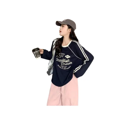 ZCDECO Темно-синий женский свитшот