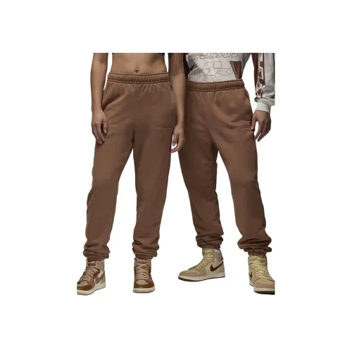 Jordan Мужские Флисовые Штаны Повседневные Штаны Унисекс Коричневый