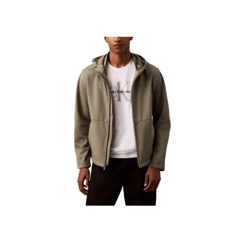 CALVIN KLEIN Куртки и Пальто Мужской Темно-оливковый