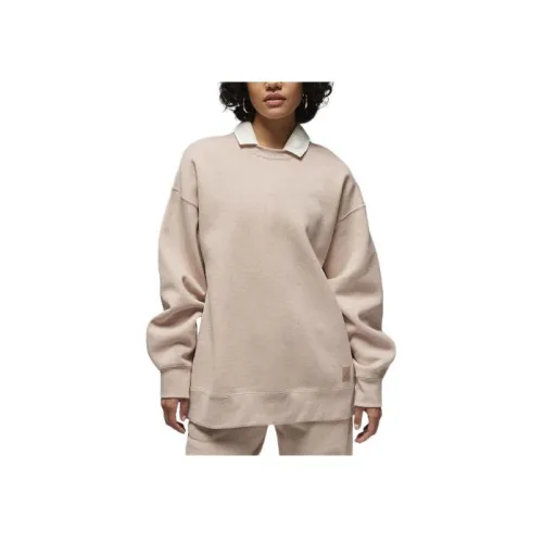 Jordan Flight Fleece Толстовка Женская Средняя Коричневая