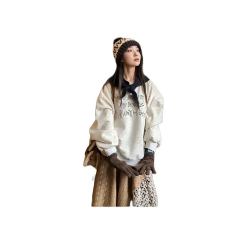 BVODE Светлый Фотиния Серый с Шаль Женские Свитшоты