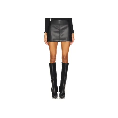 SUPERDOWN Haydenn Искусственная кожа Мини-юбка Кожаная Короткая Юбка Женская