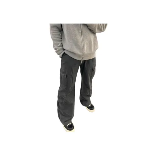 XUBAIHUO Серые Унисекс Карго Брюки