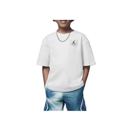 NIKE JORDAN ESSENTIALS T-рубашка Парусный белый для детей 3-7 лет